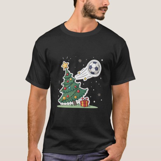 Christmas tree and soccer tシャツ (正面)