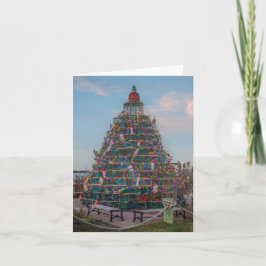 Christmas Tree at Block Island Harbor, RI 案内状