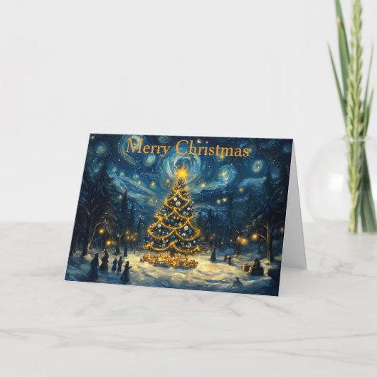 Christmas Tree at Christmas シーズンカード (正面)