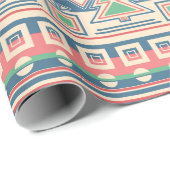 Christmas Tree Aztec Style - Unique Holiday ラッピングペーパー (ロールコーナー)