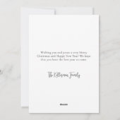 Christmas Tree Beach シーズンカード (裏面)