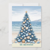 Christmas Tree Beach Christmas Party  招待状 (正面)