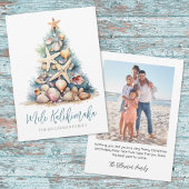 Christmas Tree Beach Mele Kalikimaka シーズンカード