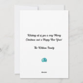 Christmas Tree Beach Mele Kalikimaka シーズンカード (裏面)