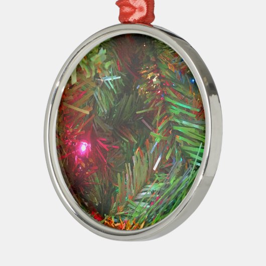 Christmas Tree Branch メタルオーナメント (左)