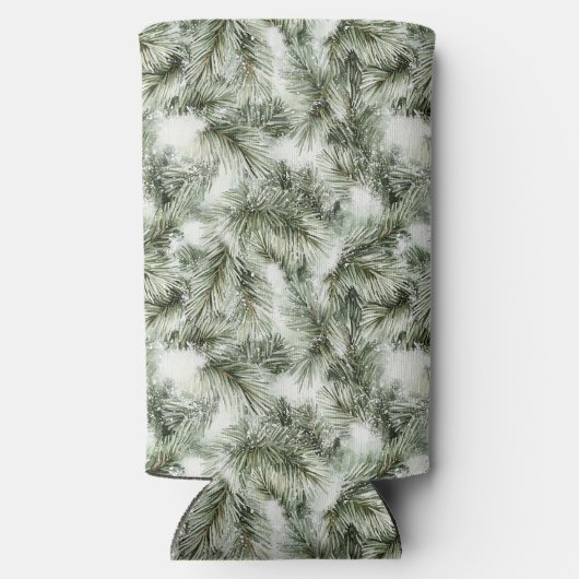 Christmas Tree Branches スリム缶クーラー (裏面)