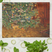 Christmas Tree C Müller Weihnachtsbaum 1914 キッチンタオル (折り畳み)