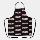 Christmas Tree Cake Matching Family Party Mama  エプロン (正面)