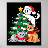 Christmas Tree Cats Xmas  ポスター (正面)