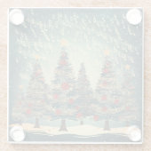 Christmas Tree Celebration ガラスコースター (裏面)