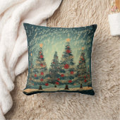 Christmas Tree Celebration クッション (ブランケット)