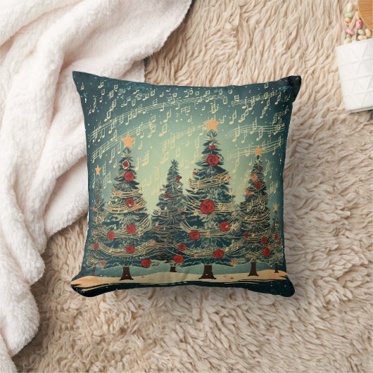 Christmas Tree Celebration クッション (ブランケット)