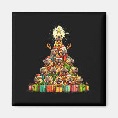 Christmas Tree Chinese Shar-pei Shar Pei  マグネット (正面)