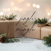 "Christmas Tree Christmas Party | Festive Holiday アクリル招待状