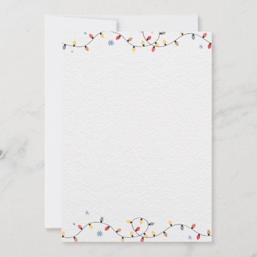 Christmas Tree Christmas Party Invitation 招待状 (裏面)