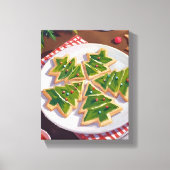 Christmas Tree Cookies キャンバスプリント (正面)