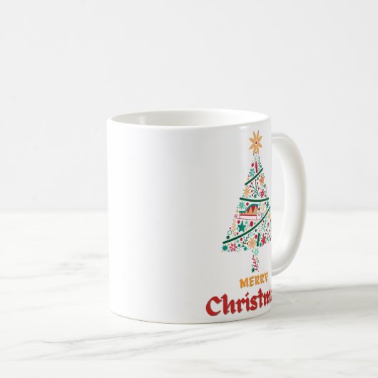 Christmas Tree Cup コーヒーマグカップ (正面右)