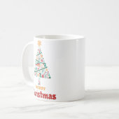 Christmas Tree Cup コーヒーマグカップ (正面左)
