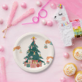 Christmas tree decoration Paper Plate ペーパープレート (パーティー)