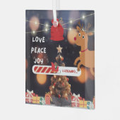 Christmas tree decorations ガラスオーナメント (正面左)