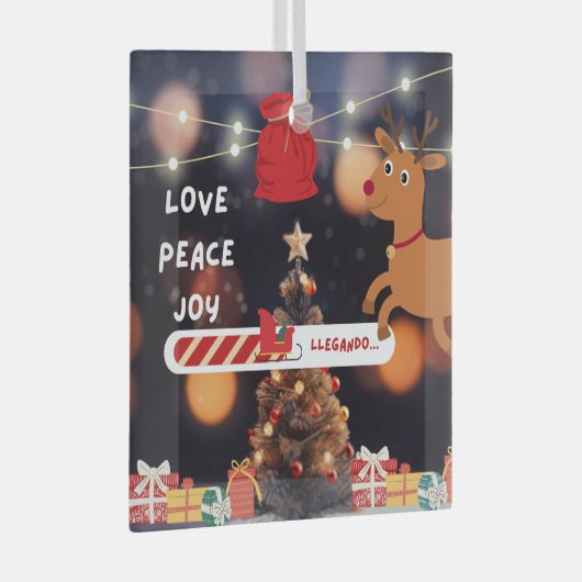 Christmas tree decorations ガラスオーナメント (正面右)