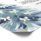 Christmas tree diaper raffle poster ポスター (角)