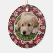 Christmas Tree Editable Pet Photo Decoration セラミックオーナメント (左)