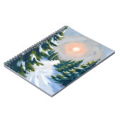 Christmas Tree Farm Watercolor Holiday ノートブック (左側)