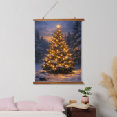Christmas Tree | Forest Vertical Wall Tapestry 吊り下げ型タペストリー (寝室)
