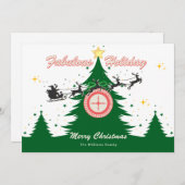 Christmas Tree French Roulette Casino Style シーズンカード (正面/裏面)