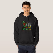 Christmas tree funny baseball elf apparel パーカ (正面フル)
