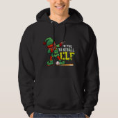 Christmas tree funny baseball elf apparel パーカ (正面)