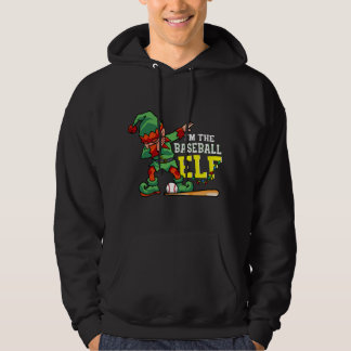 Christmas tree funny baseball elf apparel パーカ