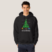 Christmas Tree Geometree Geometry Funny Math Teach パーカ (正面フル)