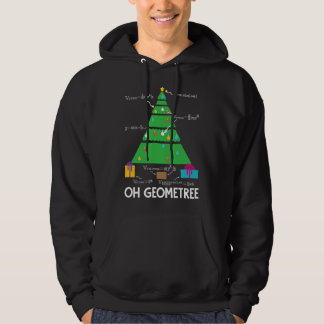 Christmas Tree Geometree Geometry Funny Math Teach パーカ