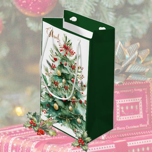 Christmas Tree Gift Bag スモールペーパーバッグ