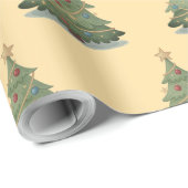 Christmas tree gift wrap ラッピングペーパー (ロールコーナー)