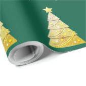 Christmas tree gift wrap ラッピングペーパー (ロールコーナー)