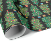Christmas Tree Gift Wrap ラッピングペーパー (ロールコーナー)