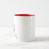 Christmas Tree Gingerbread Holiday Mug  ツートーンマグカップ (中央)