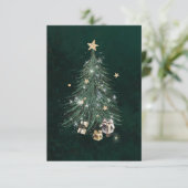 Christmas Tree - God Jul サンキューカード (スタンド正面)