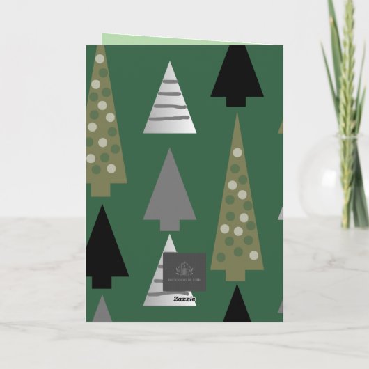 Christmas Tree Greeting Card カード (裏面)