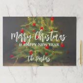 Christmas Tree Greetings Paper Placemat ペーパーパッド (インサイチュ)