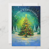 Christmas Tree Holiday Card シーズンカード (正面)