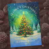 Christmas Tree Holiday Card シーズンカード