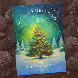 Christmas Tree Holiday Card シーズンカード