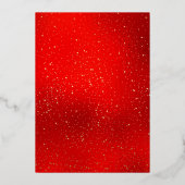  Christmas Tree Holiday Party  箔招待状 (裏面)