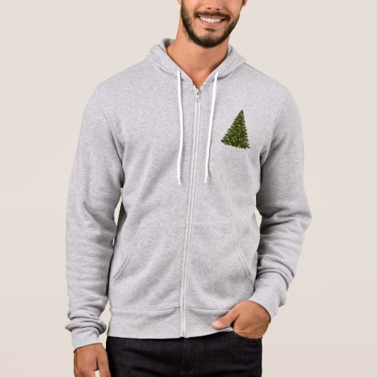 Christmas Tree Holidays Christmas Christmas Bauble パーカ (正面)