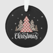 Christmas Tree Leopard Funny Xmas Holiday  オーナメント (正面)