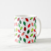 Christmas Tree Lights Printed Coffee Cup Mug コーヒーマグカップ (正面右)